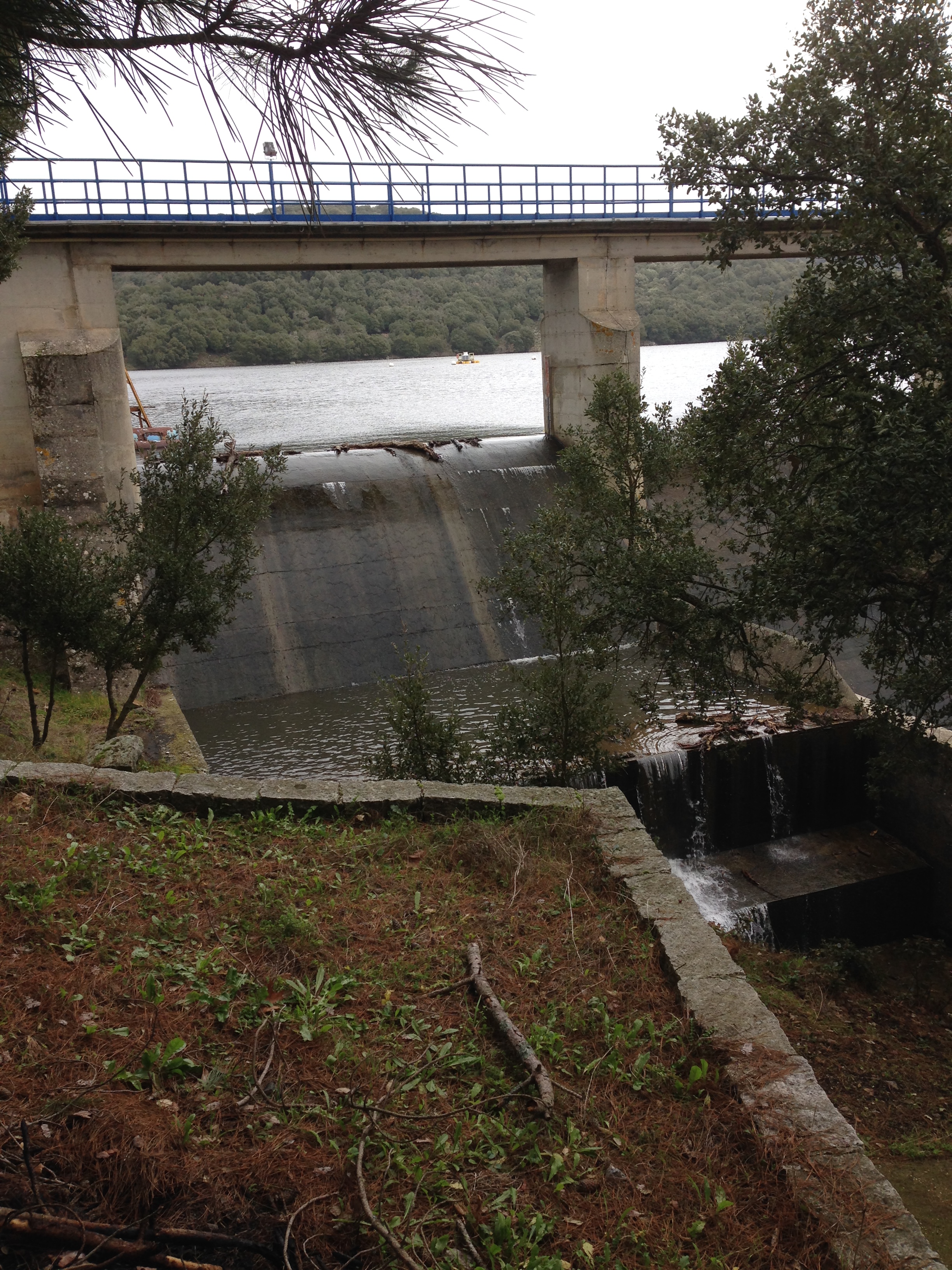 View of the dam