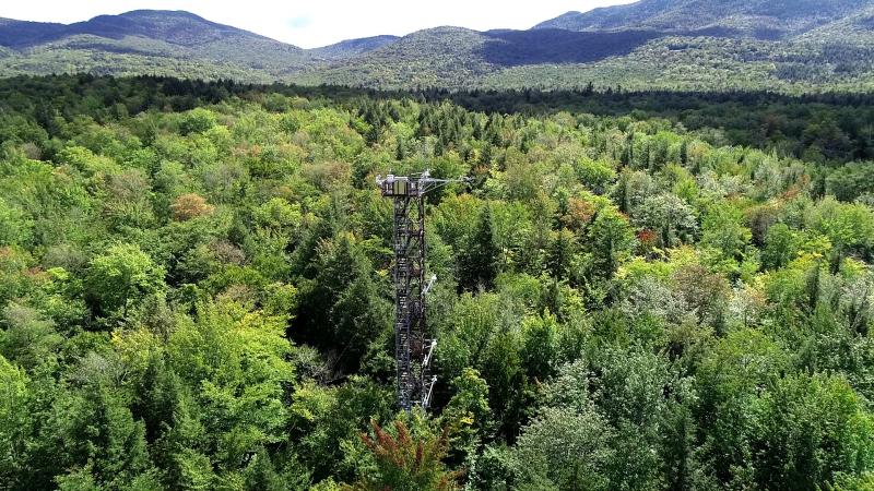 BART tower from a drone