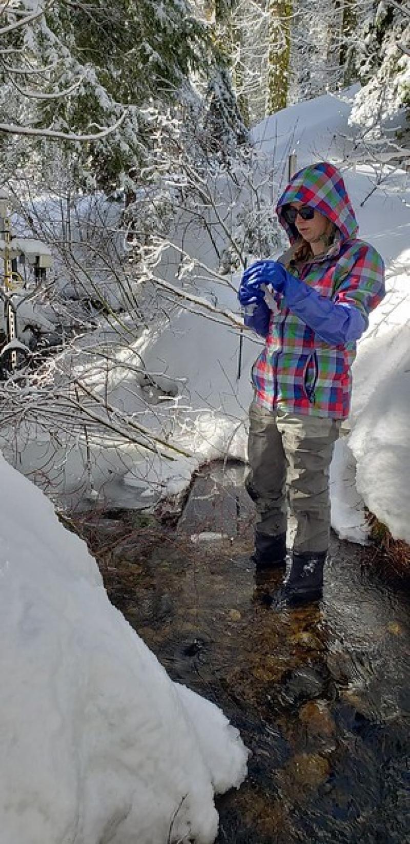 Dissolved gas sampling at TECR