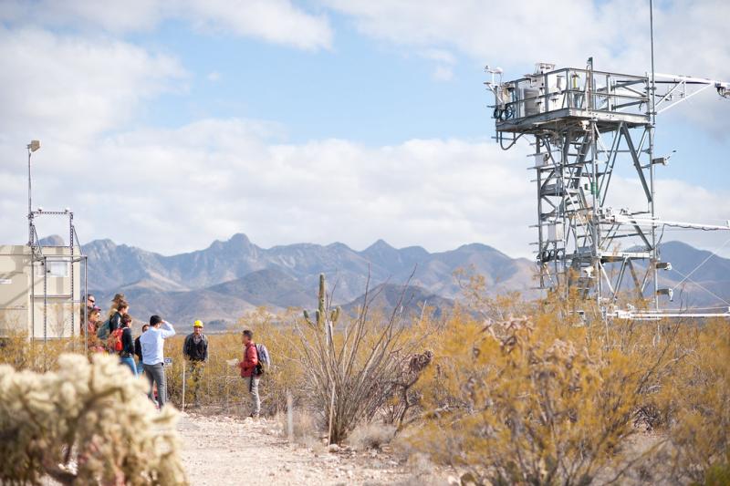 ecoforecasting Workshop 2019 at SRER, photo by Abe Karam
