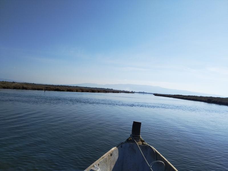 Navigation inside the lagoon