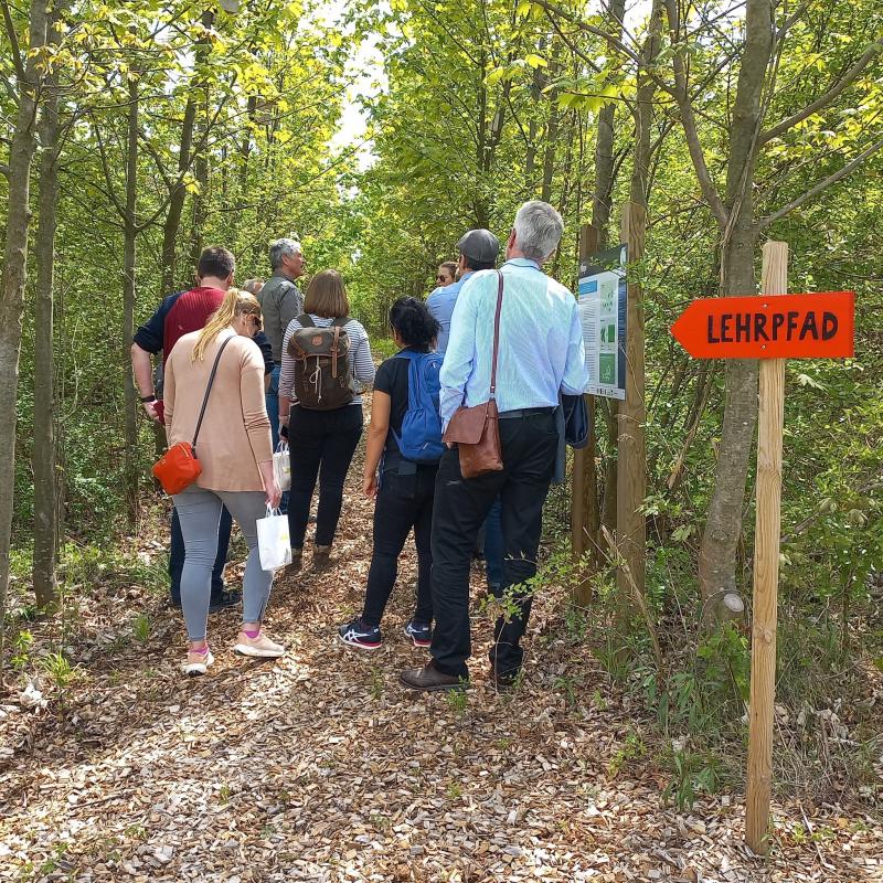 Informational path with visitors (2022)