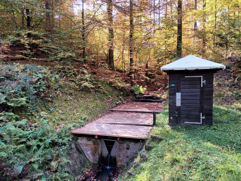 Discharge measuring weir Krofdorf B1 (picture: Birte Scheler)