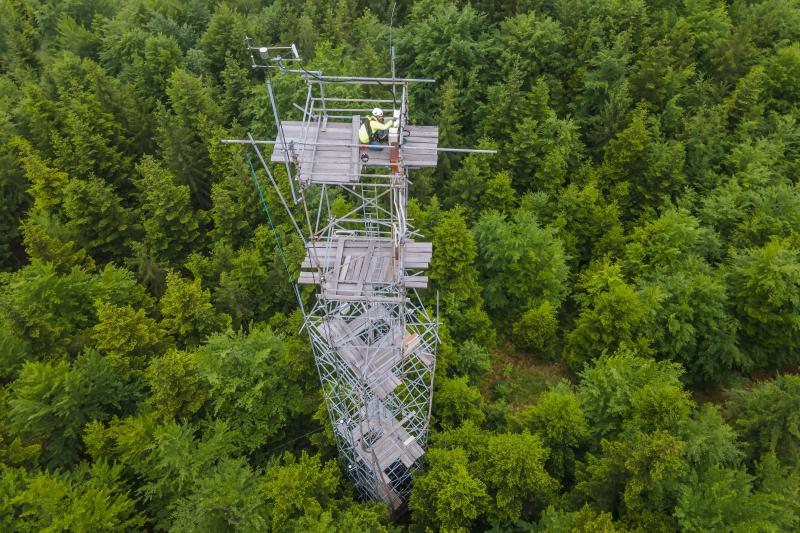 Heuberg Measurement Tower © Evgeni Dimitrov, eLTER