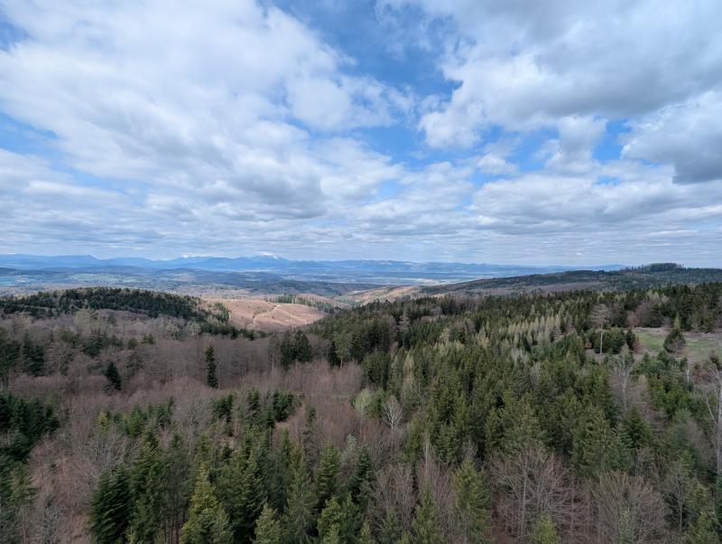 View from the Measuring Tower Heuberg © Marschick, BOKU