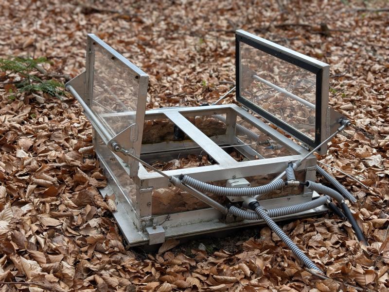 DRAIN Station: Automated chamber for measuring soil-atmosphere GHG fluxes, © Marschick, BOKU