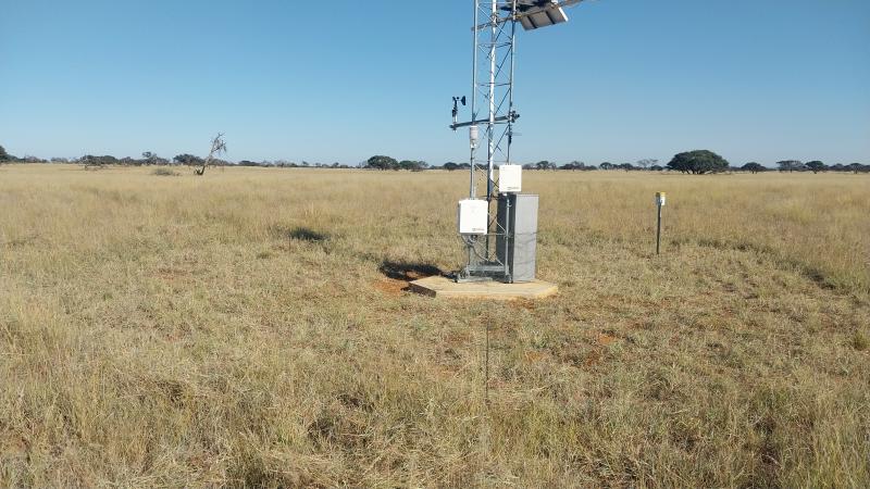 Flux tower at Benfontein